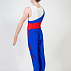 Трико гимнастическое мужское "Синие с красным кантом"